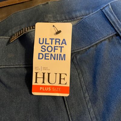 Hue Ultra Soft Denium Jean Leggings - Size 1x