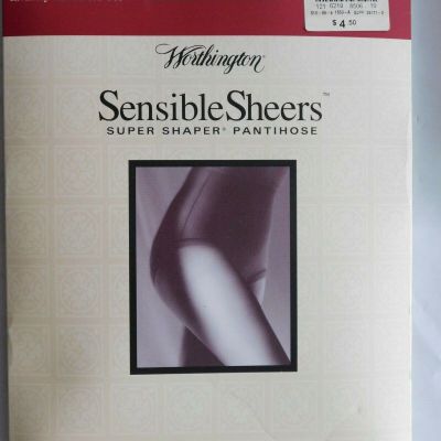 Worthington Sensible Sheers Super Shaper Pantyhose Size Long Smoke Grey 85
