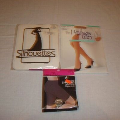 Body Shapers Shaping & Pantyhose and Shapers Shaping Panty Lot of 3