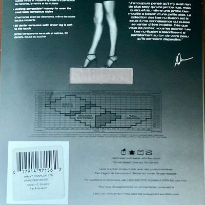Donna Karan Hosiery  Signature Collection Pantyhose 20 Denier Nude Size M
