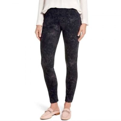 Spanx Jean-Ish Paint Splatter Leggings Grey Plus Size 1X