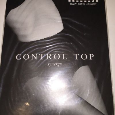 Wolford Synergy Control Top Tights Pantyhose 18072 Cosmetic Small