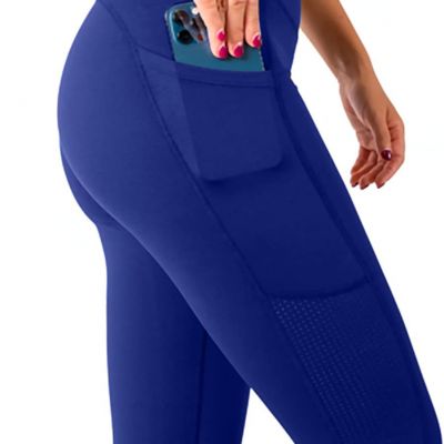 High Waisted Leggings with Pockets for Tummy Control | Breathable Yoga Pants Pac