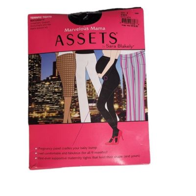 Marvelous Mama Assets By Sara Blakely Black Maternity Supportive leggings Size 3