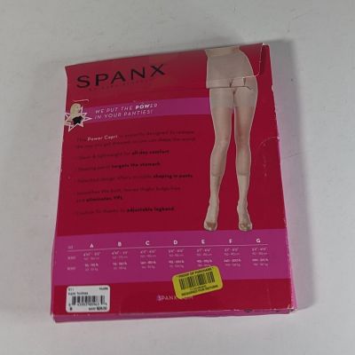 Spanx Power Capri Footless Nude Size B