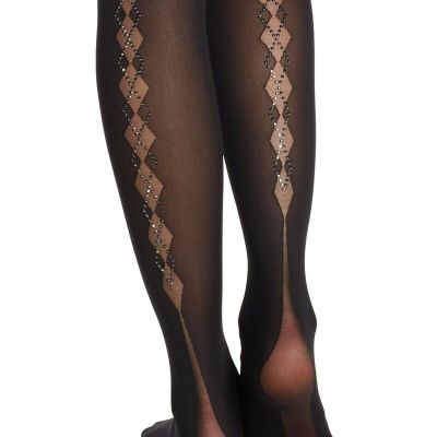 NEW Wolford Diamond Tights embellished with Swarovski crystals size:S Orig:$260