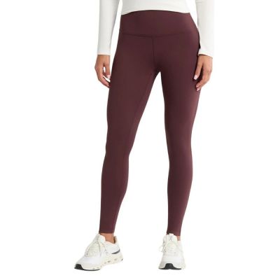 Zella Burgundy High-Waisted Athletic Leggings Performance Workout Yoga Pants M