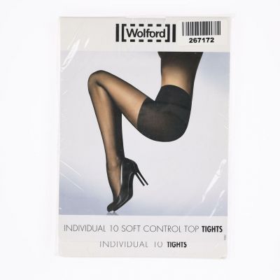 Wolford Women's Individual 10 Control Top Tights Large 267172