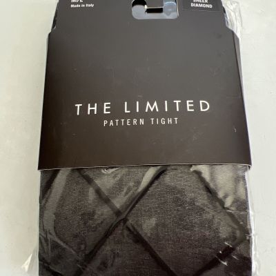 The Limited Pattern Tights  Sheer  Diamond Black M/L