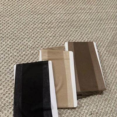 High Gloss Sheer to Waist Glossy Pantyhose Shiny Tights one boxes for three