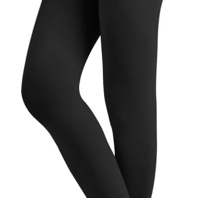 EMEM Apparel Women's Solid Colored Opaque Microfiber Footless Dance Tights