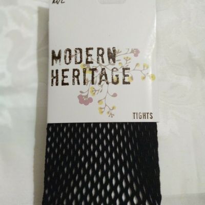 Modern Heritage Tights, Women's Size S/M, Black Fishnet Stockings