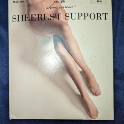 East 5th Sheer Off Black Control Top Pantyhose
