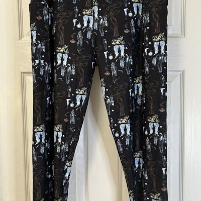 The Walking Dead Themed Leggings With Pockets OS Plus (16-24) Brylah Fashions