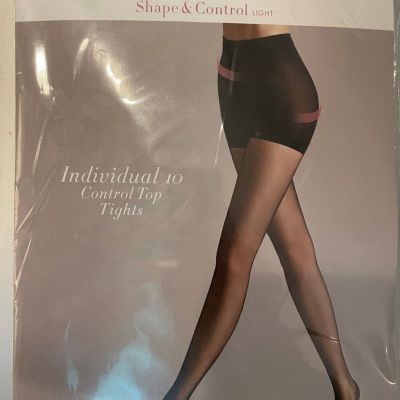 Wolford Individual 10 Control Top Tights Size: Small Color: Sand 14602 - 05
