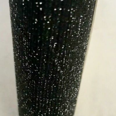 A1 New Secret Treasures Women's Black Shimmery Shiney Sheer Tights Size XL