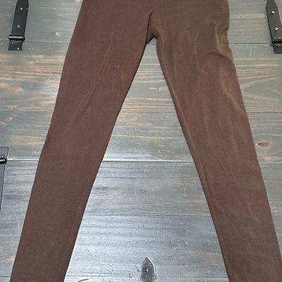 Unbranded Cotton Spandex Women's Brown Fashion Leggings Size XS 28