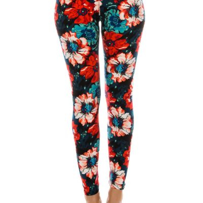 Women’s Leggings High-Waist Ultra Soft Solid & Patterned - Regular/Plus Size ...