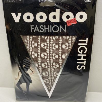 Voodoo Fashion Tights Aztec Beat Fish Net Legwear Size Tall/Xtall Color Latte