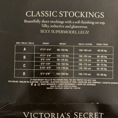 Victoria’s Secret classic nude stockings new in package