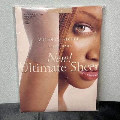 Victoria's Secret Ultra Bare Ultimate Sheer Pantyhose Control Top Nude Size A