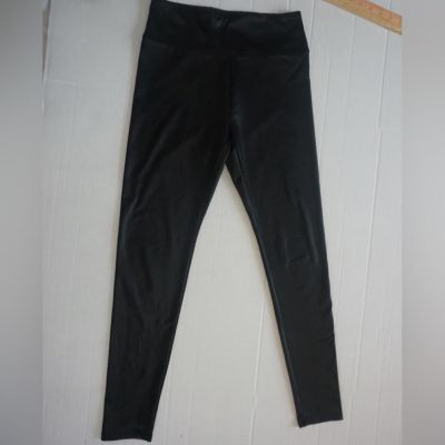 Black wild fable shiny spandex leggings size small