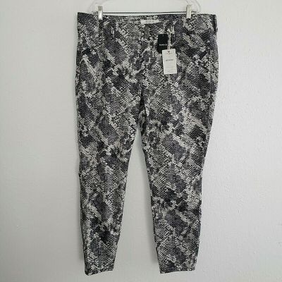 New Torrid Women's Size 22R Denim Snake Print Jeggings First At Fit Style (C3)