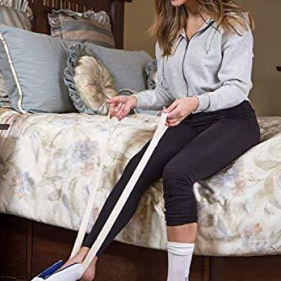 Socks Aid Easy on and Off Stocking Slider Pulling Assist Device Sock Helper