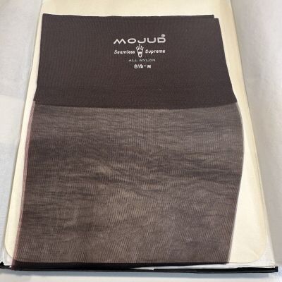 VINTAGE NEW MOJUD Hosiery-Seamless Supreme-Lights Out-Sz8.5 X 5 Sets