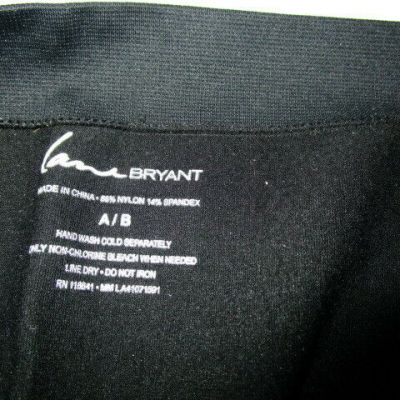 Lane Bryant Footless Tights Size AB Black With Gold New