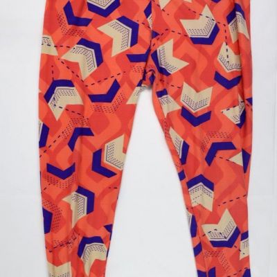 LuLaRoe Women's Size Tall & Curvy BRIGHT COLOR Cropped Leggings