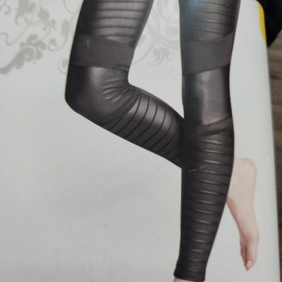 Womens Fashion Leggings Elastic Waistband Xhilaration 1 Pair Black Small 4-6