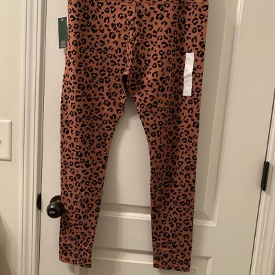 Wild Fable Women's Leopard Print Leggings Pants Yoga Workout Running Size Large