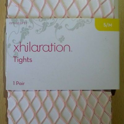 Xhilaration Fashion Tights Daydream Pink  S/M - 1 Pair  - BRAND NEW