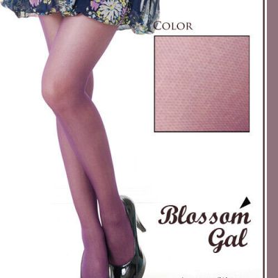 NEW * Blossom Gal * PURPLE Stockings Hosiery Pantyhose Lingerie 9150