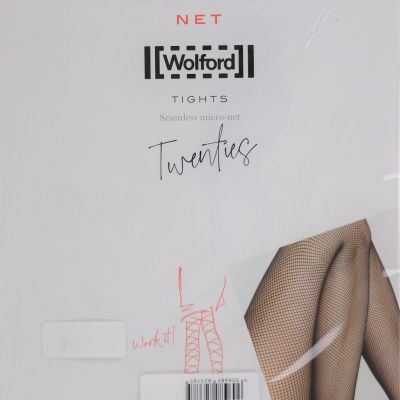 Wolford 272049 Women's Black Twenties Tights Size XS