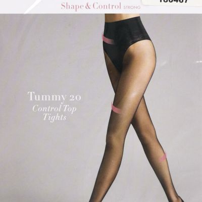 Wolford Women's 180467 Tummy 20 Control Top Tights Gobi Size XS