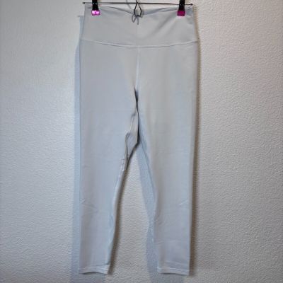 Fabletics Leggings Women's 26 White High Waisted Power-hold Pull On Workout Yoga