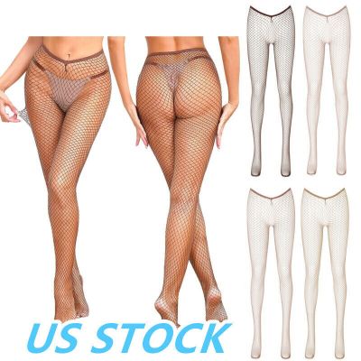 US Women's Sexy Fishnet Tights Stocking Pantyhose Stretchy Footed Bodystocking