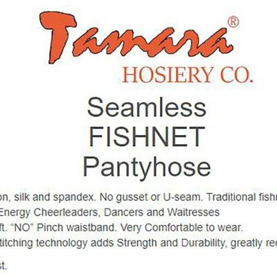 TAMARA & PEAVEY Pantyhose Tights Fishnets 4 Hooters Girls Size B C D Q 2XL 3XL