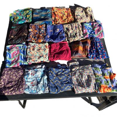 Lularoe Lot of 19 TC Leggings- Plus Size Tall & Curvy Set