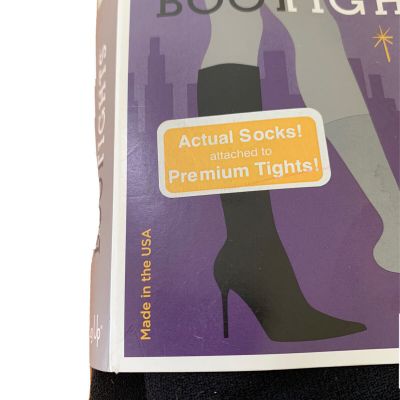 Bootights Jet Black Ankle Length Sock Size D Style Warmth Comfort Gift/SS