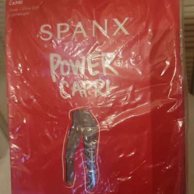 Spanx Power Capri Super Tummy Control Shaper Footless Sleek Nude Size E