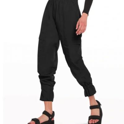 size M ~ WOLFORD 80s Street Style Trousers in Black MSRP$285 CITY CHIC