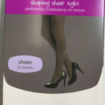 Secret Treasures Women's Shaping Sheer  Nude Tights, Size:  2, NEW