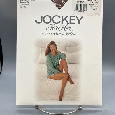 Jockey for Her Pantyhose Small Tall Warm Beige Control Top Reinforced Toe