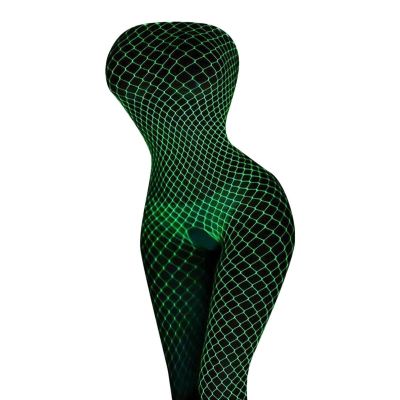 Fish Net Stocking for Women Tights High Glow in the Dark Socks for Cosplay Party