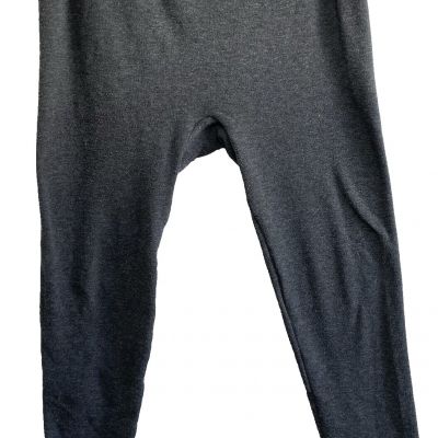 Mix  & Co Leggings Women 2X /3X Plus Size Gray Knit Poly/cotton 33 x 26