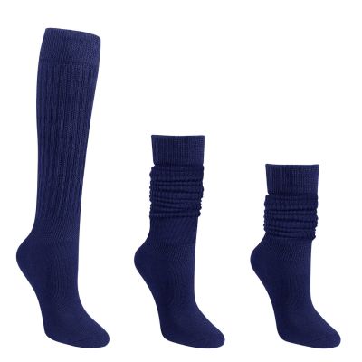 Women's Classic Calf Socks Plus Size Solid Slouchy Comfort Mid-calf Socks Daily