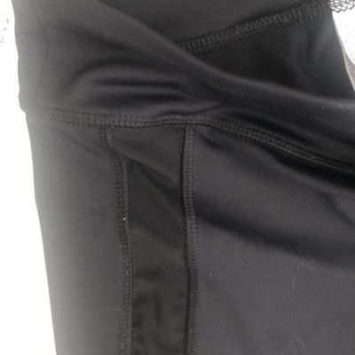 Forever 21 black Workout Mesh Leggings - Sexy Size Small